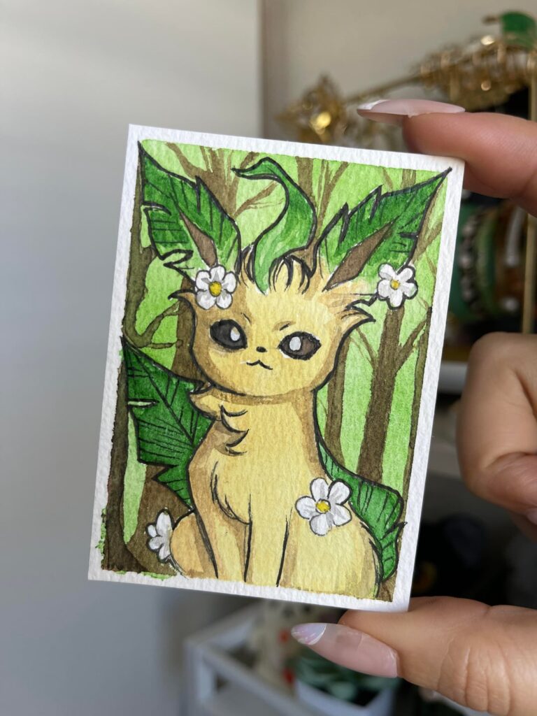 some recent Pokemon cards I’ve painted! ⭐️