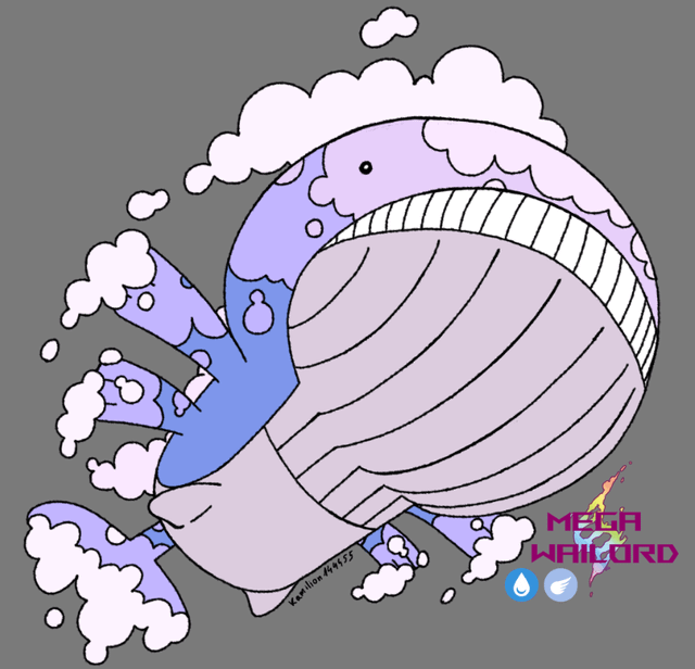 Mega Wailord (+ shiny)