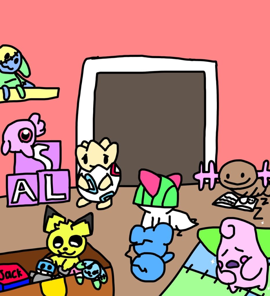 more art I drew while shiny hunting eevee