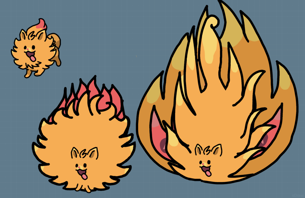 I hope Pombon just gets fluffier as it evolves and nothing else changes.