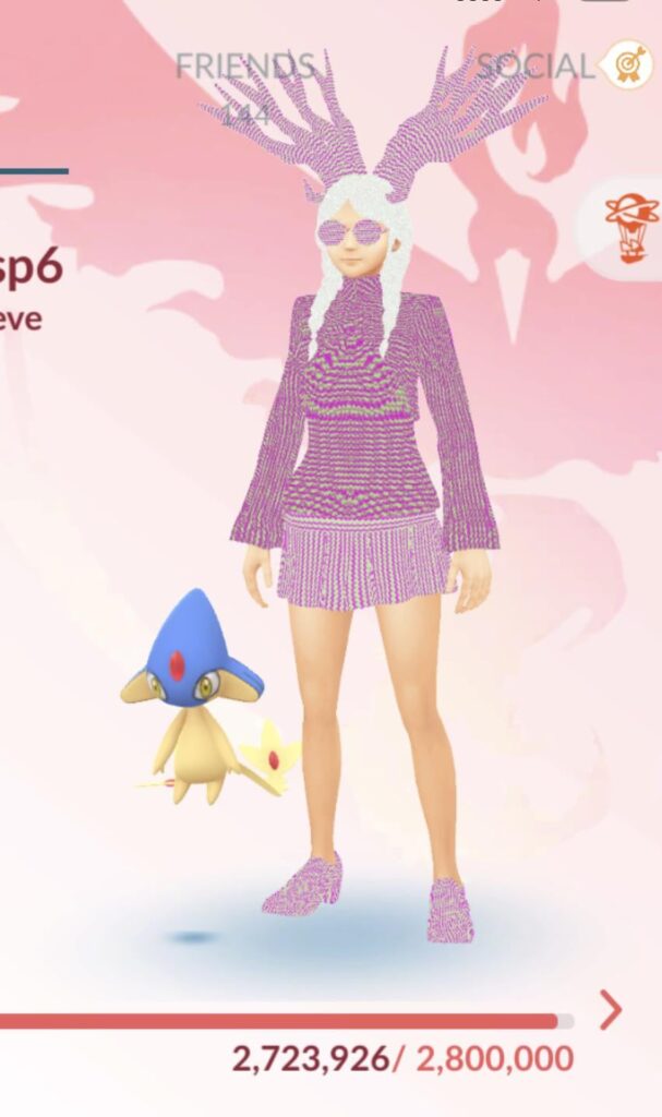 Fancy glitch outfit this morning.