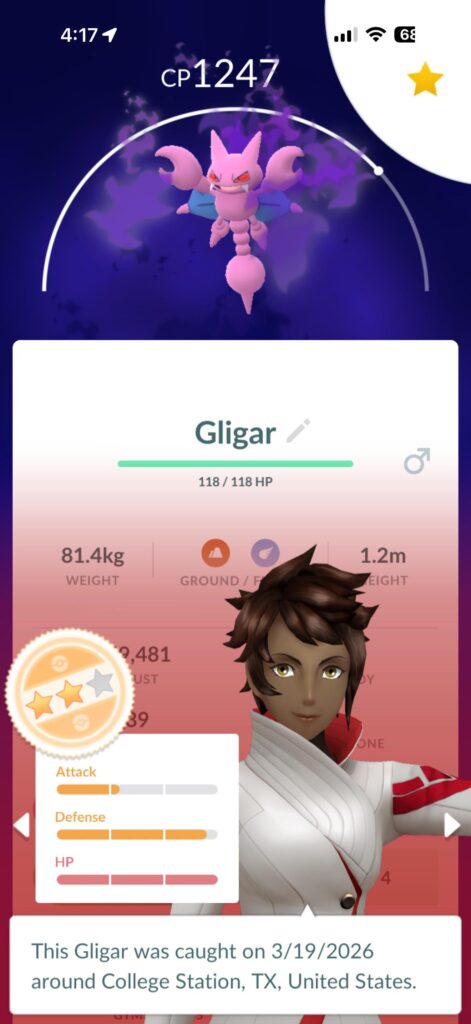 Gl gligar or ul gliscor