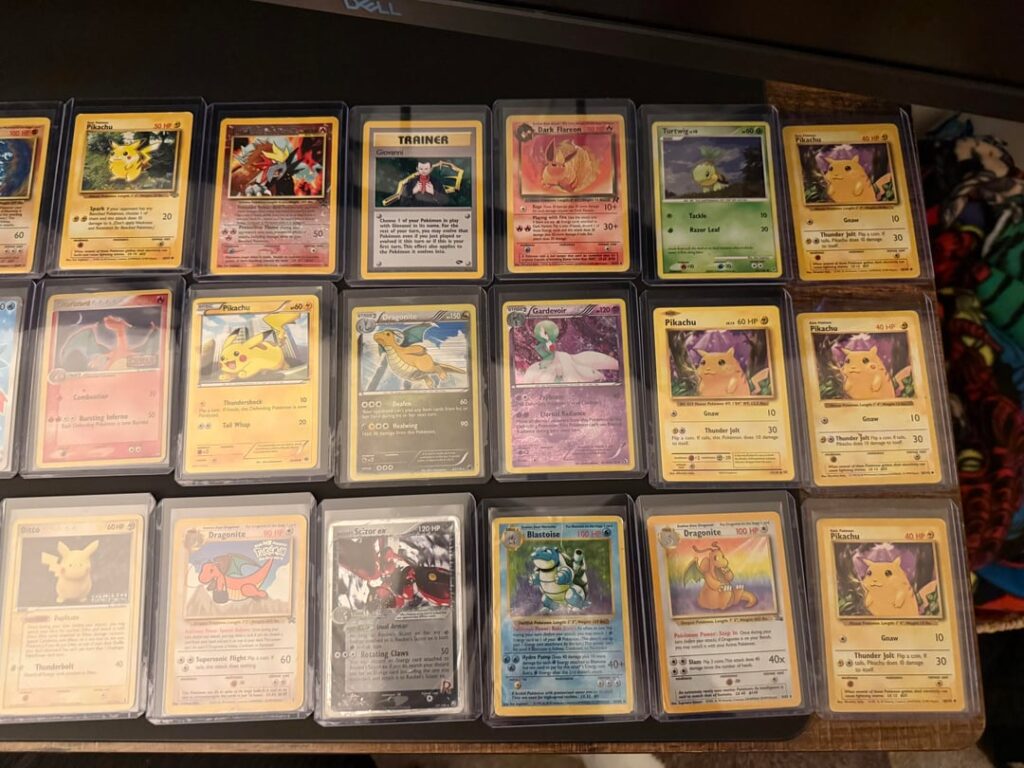 Went through some of my childhood cards. These were the ones I decided to sleeve up!