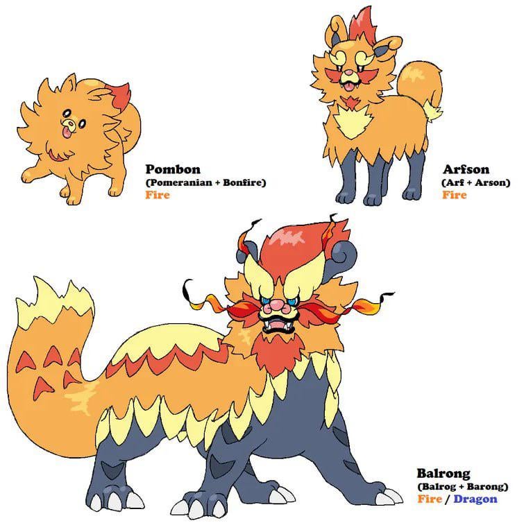 _Pombon Fakemon Evolution Line