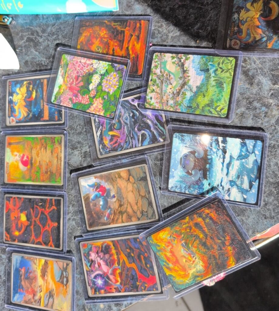 I paint pokemon cards!