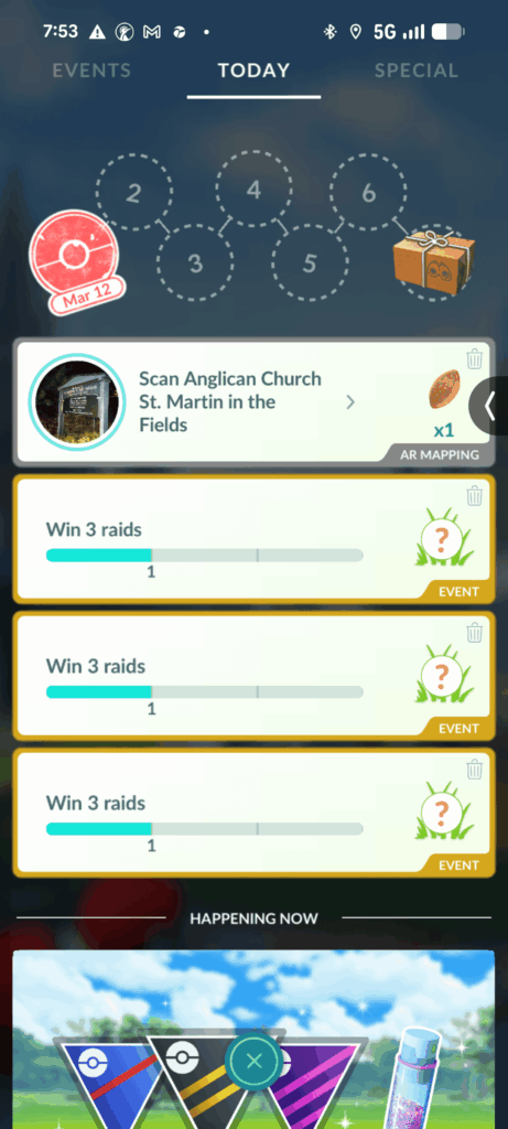 What Pokemons have you caught on these tasks?