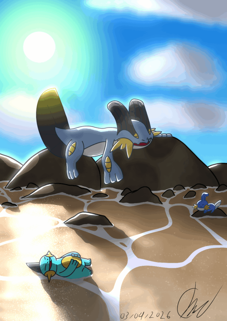 [OC] My Swampert and card concept