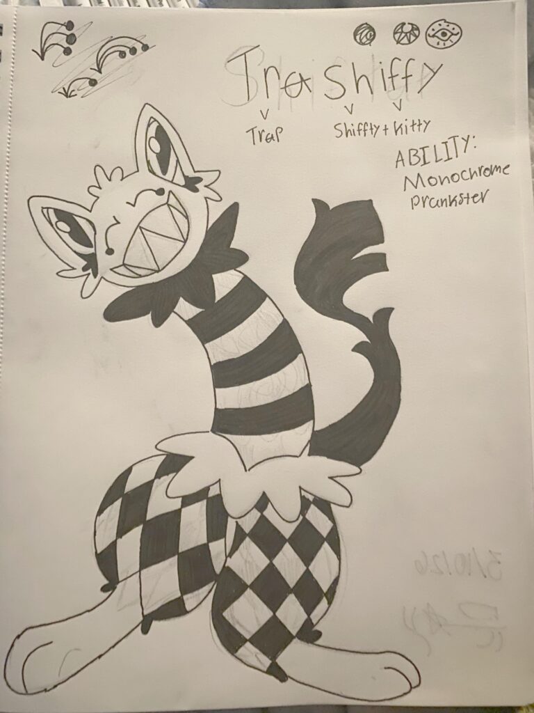 Trashiffy my dark psychic fakemon