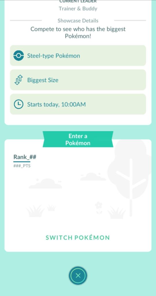 Showcases not showcasing