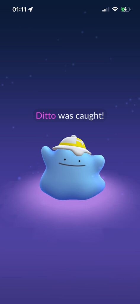 I’ve got a shiny costume Ditto