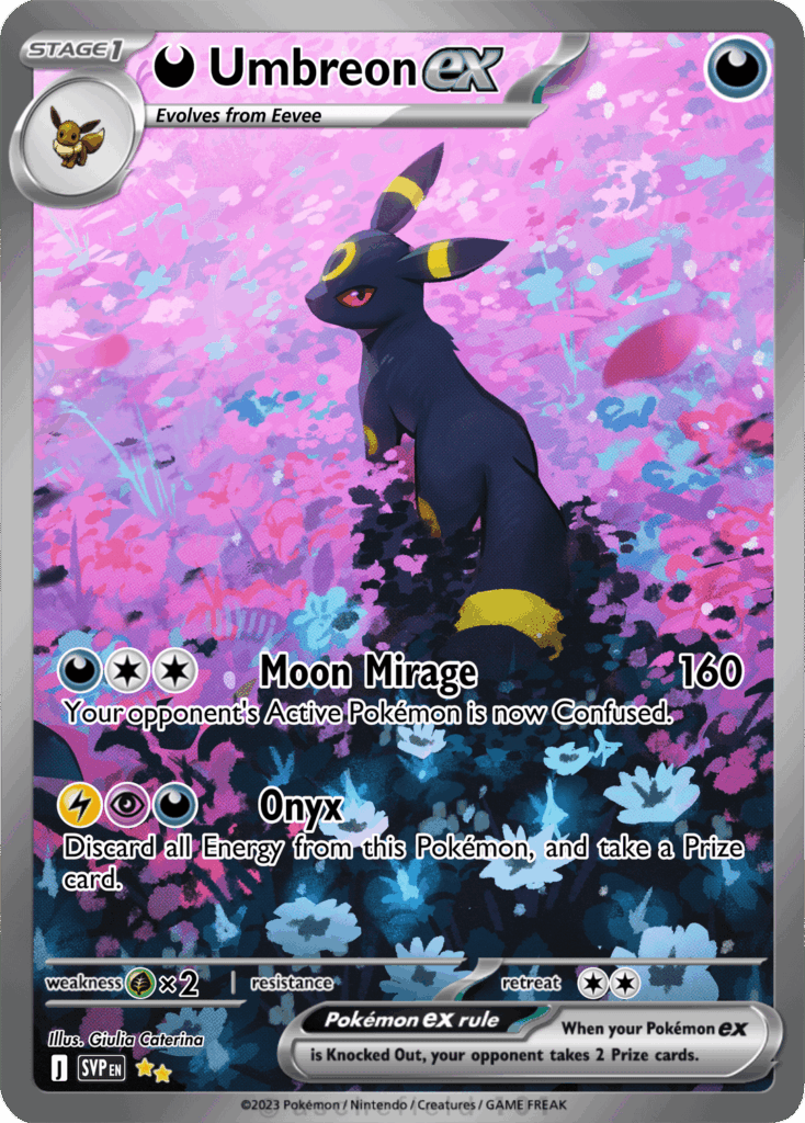 My Umbreon (& Espeon) fullart artwork! 🌸