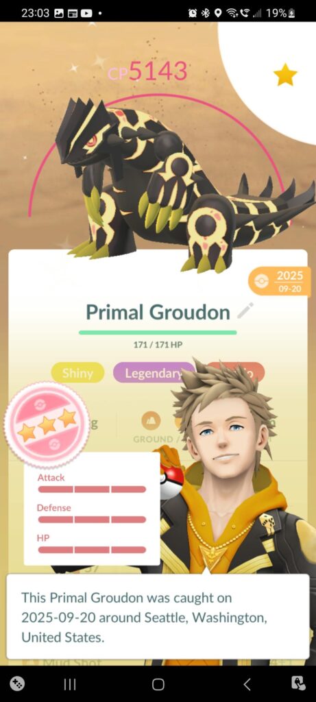 Finally got a brag worthy pokemon I think :)