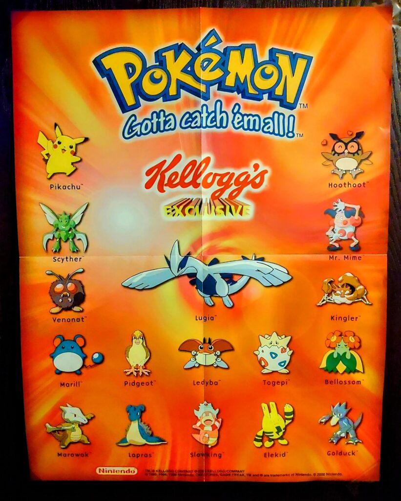 Pokémon x Kellogg's Poster (2000)