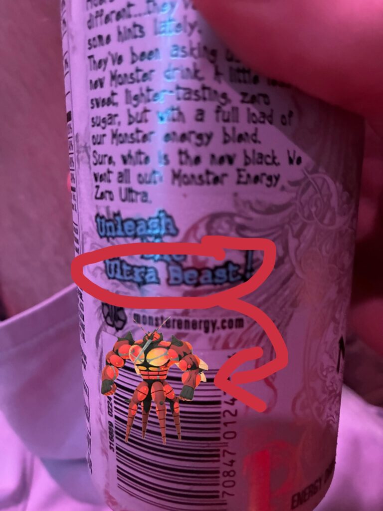 monster tryna tell us smth?