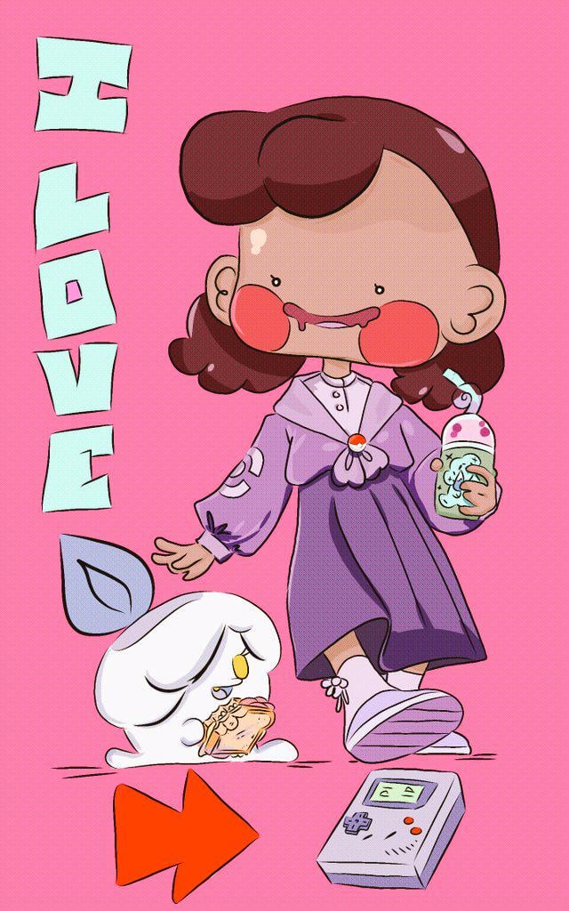 🩷💜 Oc and Litwick 💜🩷