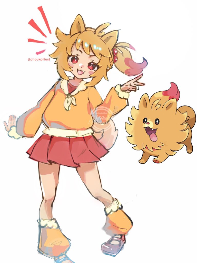 Pombon Girl by me!🧡