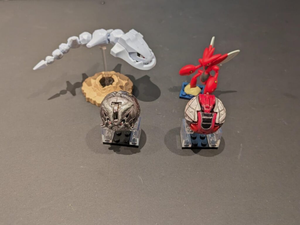 Steelix and Scizor as Bakugan