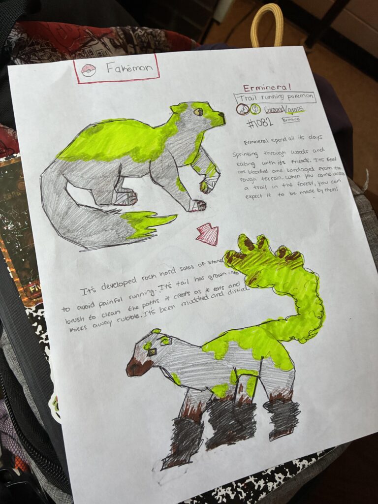 Ermine Fakemon rough sketch!