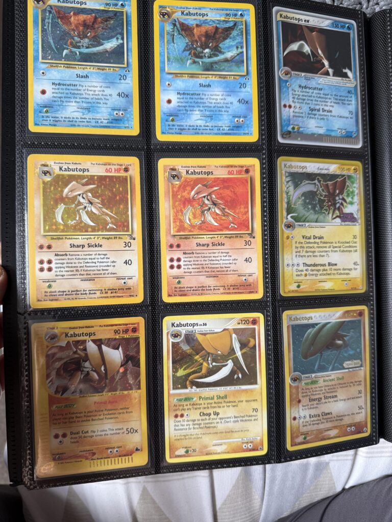 My Kabutops collection
