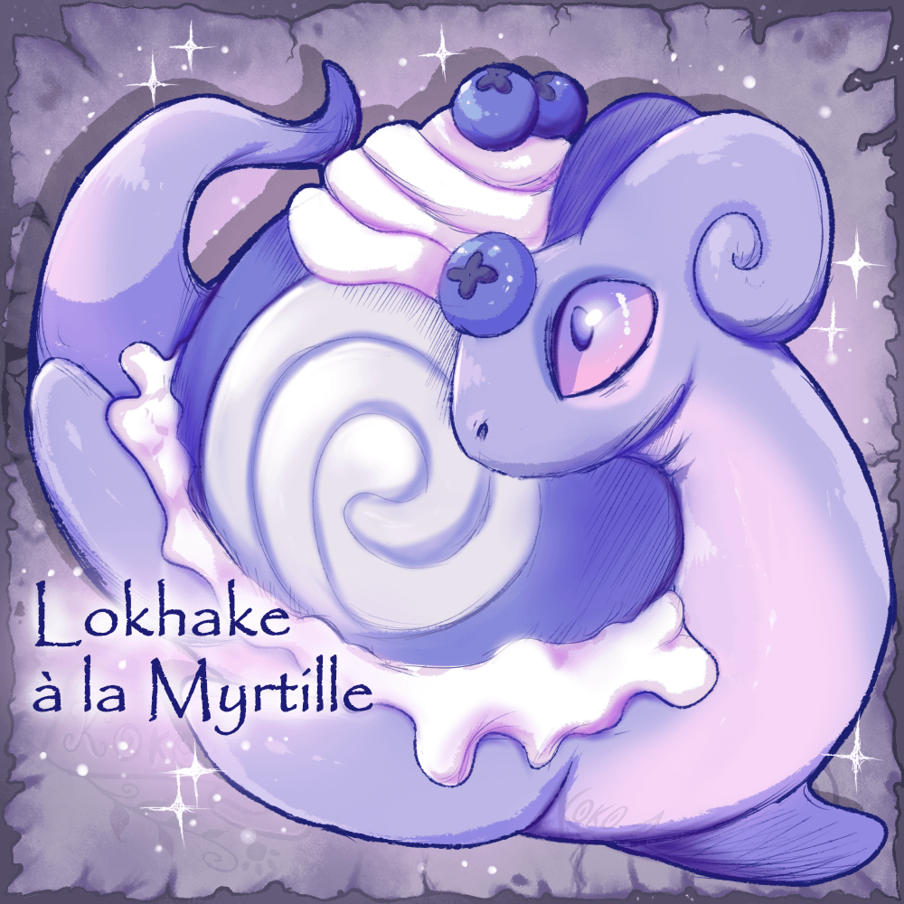 Lokhake à la Myrtille