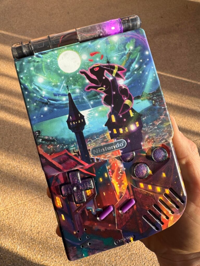 Umbreon Themed DMG104 (Nintendo DS lite mod)