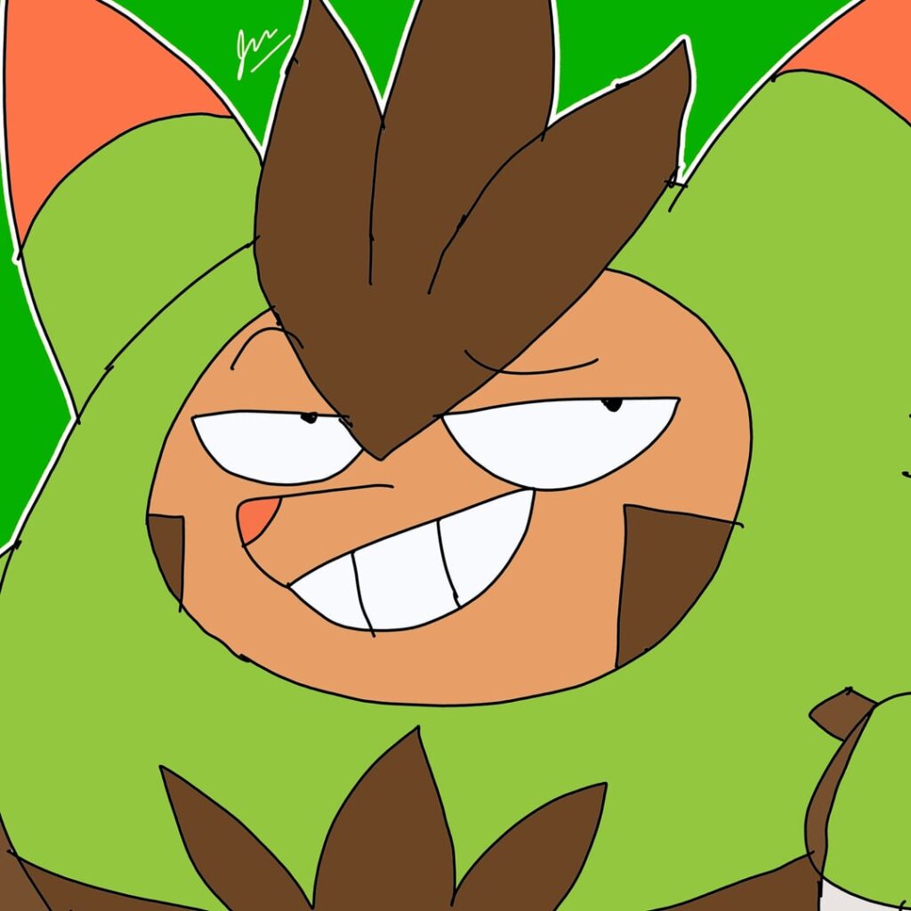 My Starter Pokemon Drawing PFPs. 2nd Form; Gens 6-9. Feel Free To Use Them [OC]