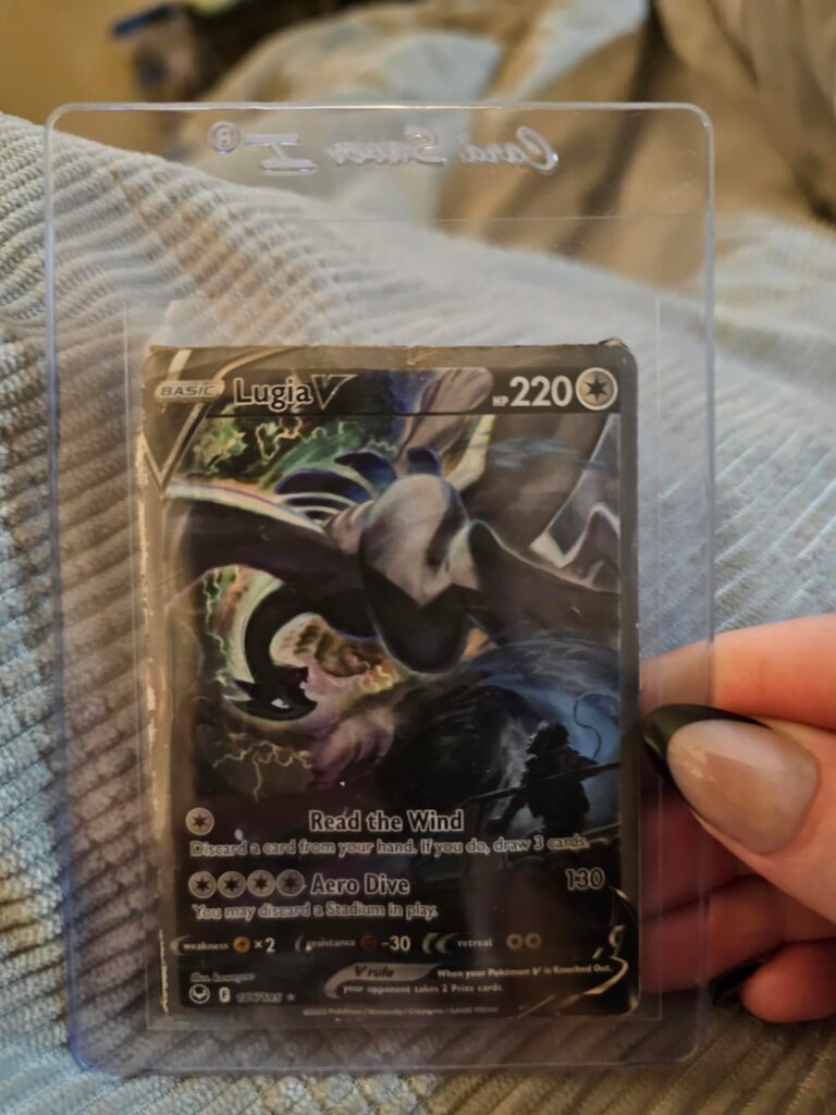 Lugia card found in a pond update! (Plus my first psa submission)
