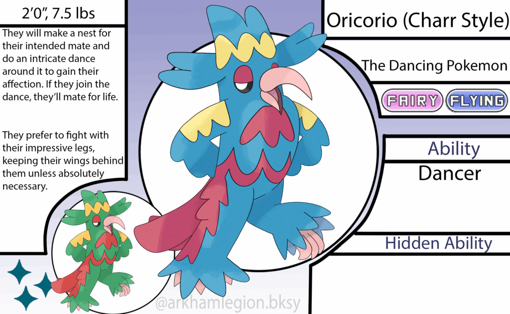 Haven't Tried An Oricorio Form In Years, Felt Like Changing That.