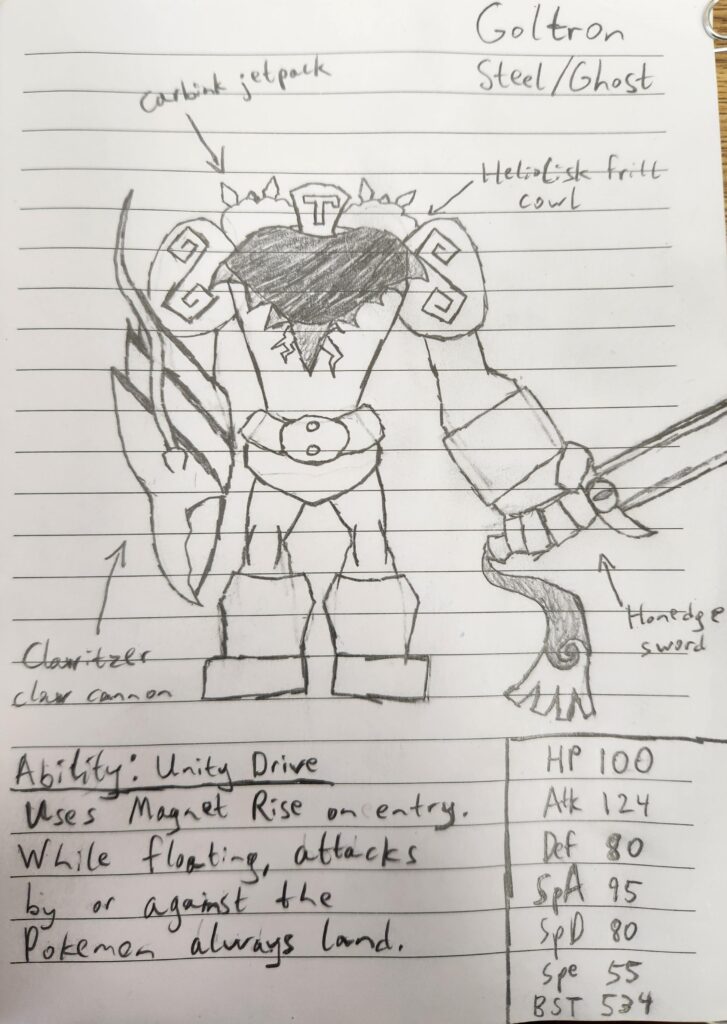 Goltrom, the Kalos evolution of Golurk