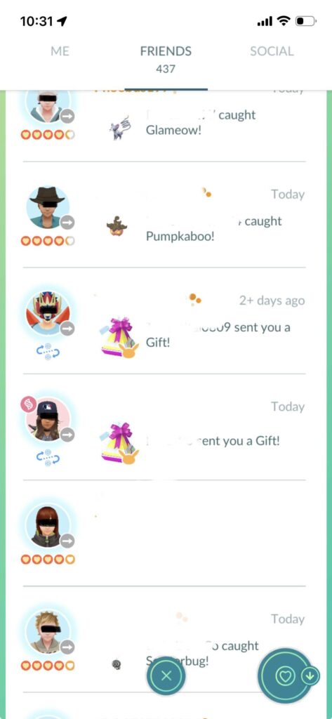 Friendship Filter Glitch