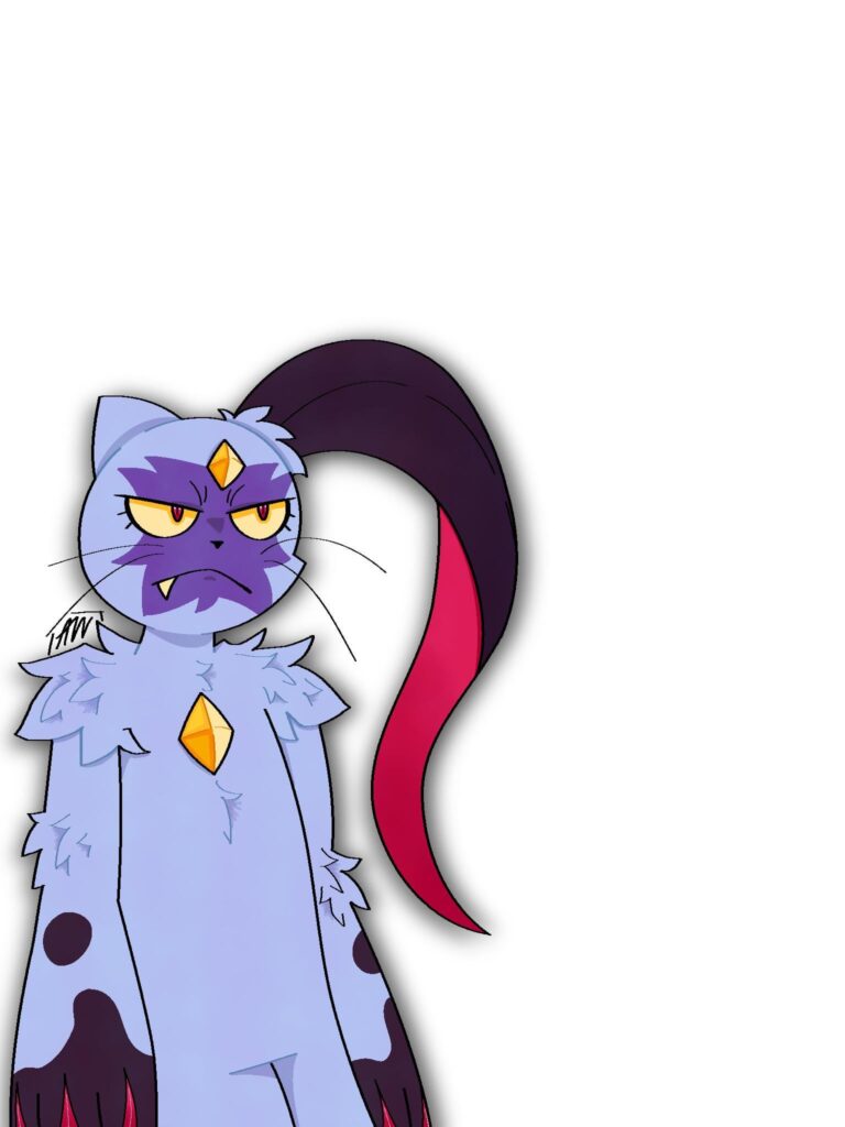 I drew Sneaseler as my part in a collab and she turned out cool :)