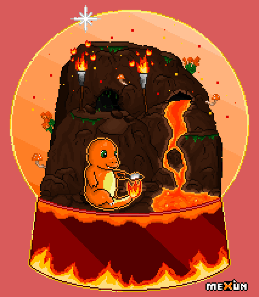 [Fanart] Charmander-Globe (Made by me). Which Pokemon should i make next?