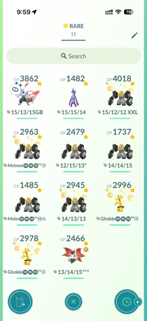 Hard earned Pokémon’s