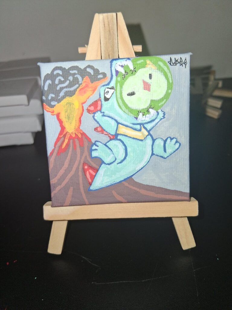 Totodile and solosis (by me)