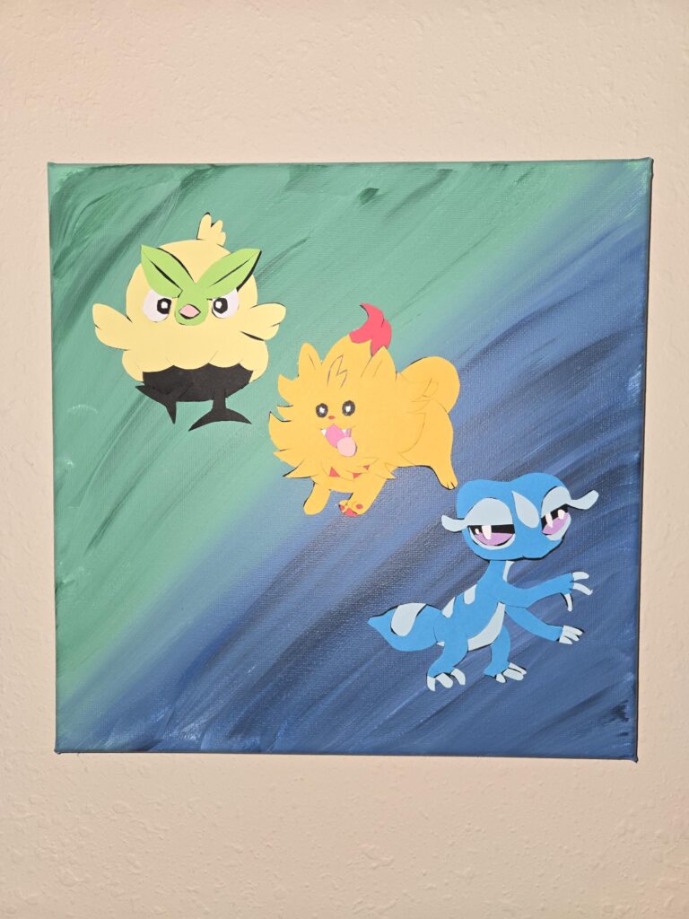 New Starters Paper Painting