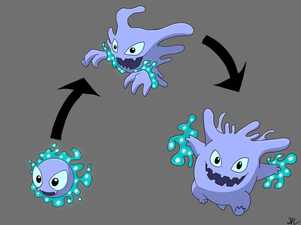 A regional form for the Gengar line. Type Water/Ghost