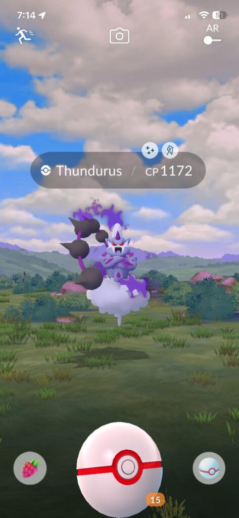 In case you were wondering, yes, the legendary from Giovanni can be shiny