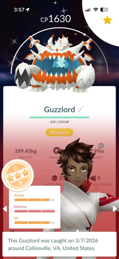 Guzzlord Shiny!!