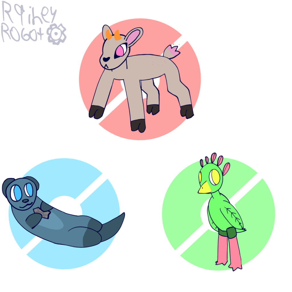 The starters of Nilia, once again redrawn