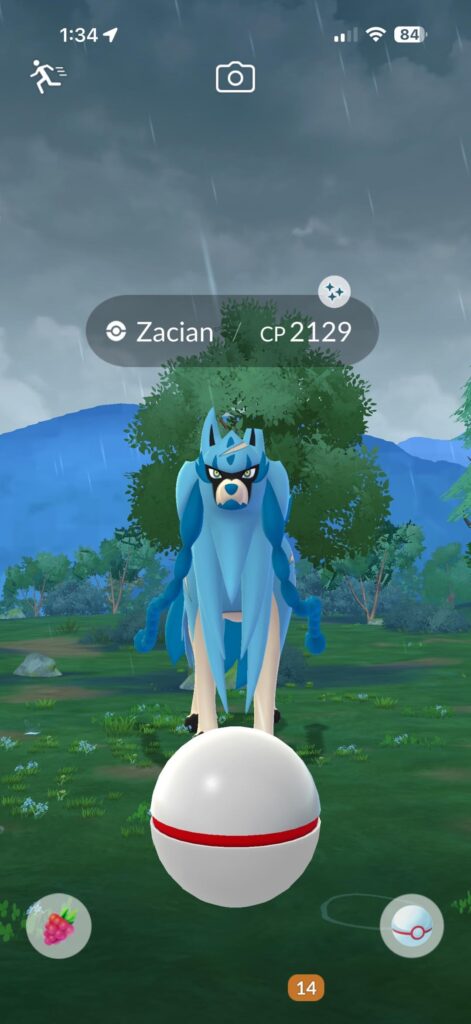 Omg my first shiny legendary