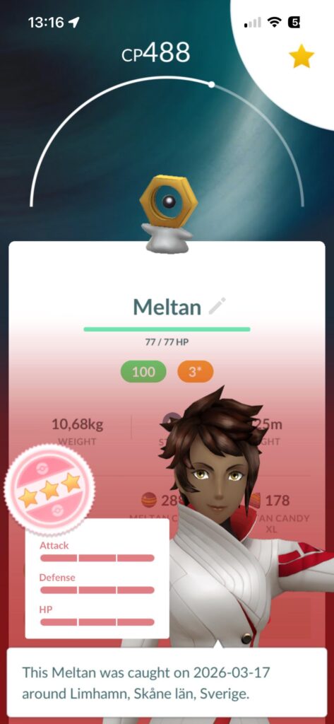Hundo Meltan from my first Mystery Box