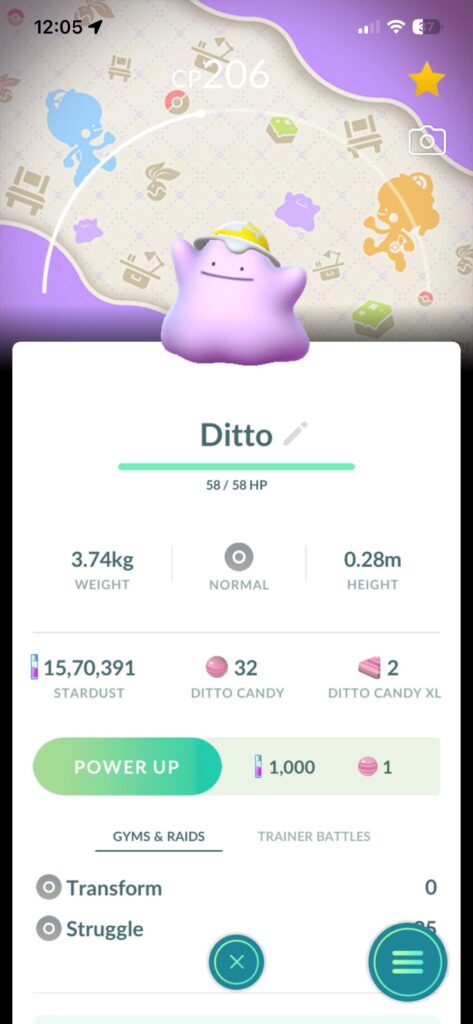 Ditto with background ✌️