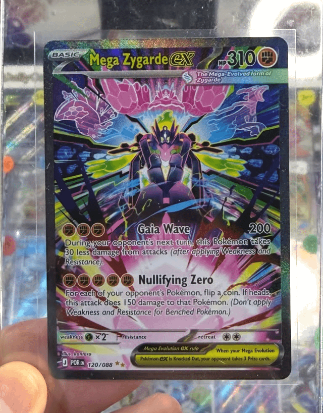 Early look at Mega Zygarde ex SIR 120/088 from Perfect Order...