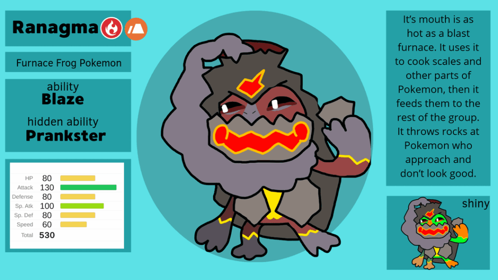 Since the last version of Ranagma didn't fit (and didn't really look too good), I made this new one!