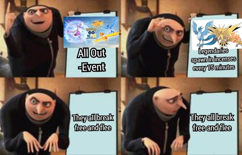 They said we'd "FIND" Legendaries, they didn't say anything about CATCHING them 🥲