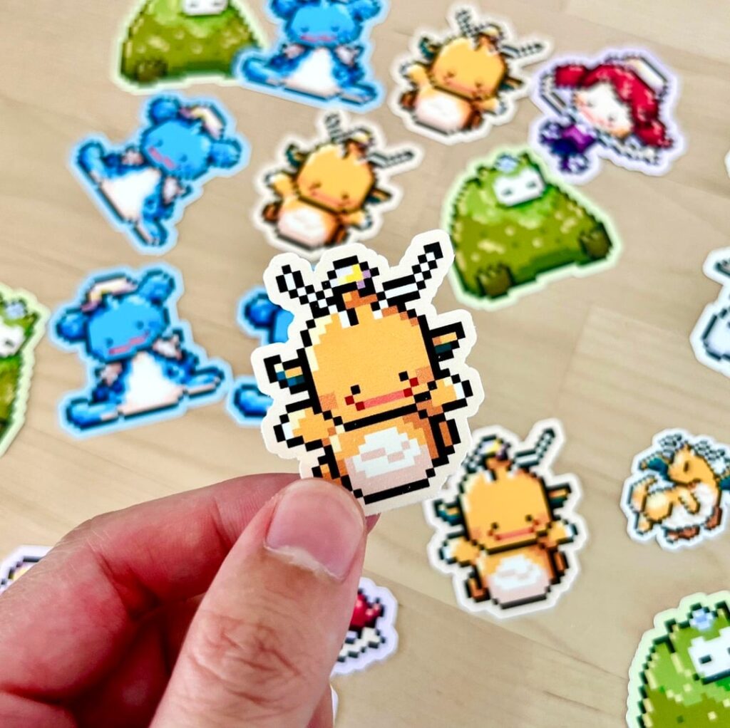 I don't have Pokopia yet but I have these stickers [OC]