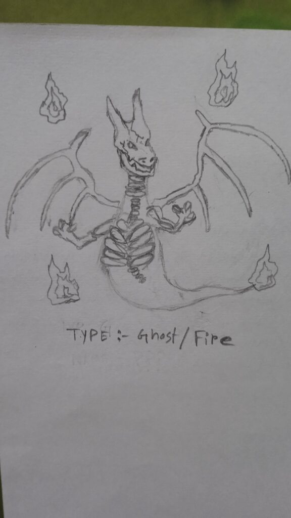 So I drew Regional varient charizard