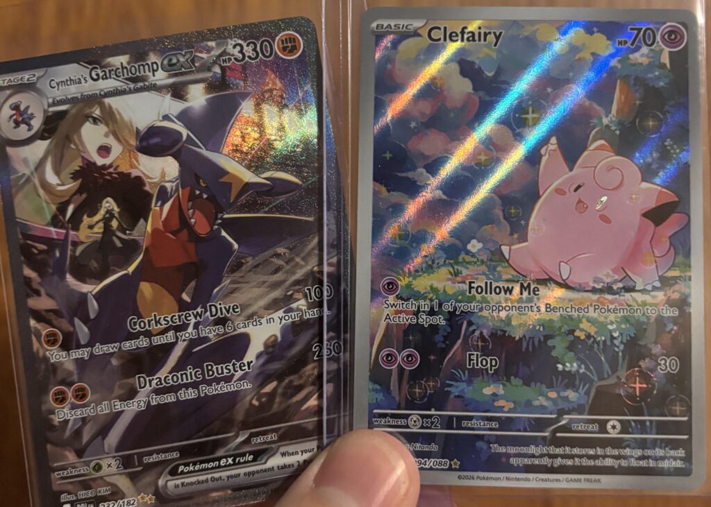 Would you believe me if I said these are the pulls from the last 2 packs I’ve opened?