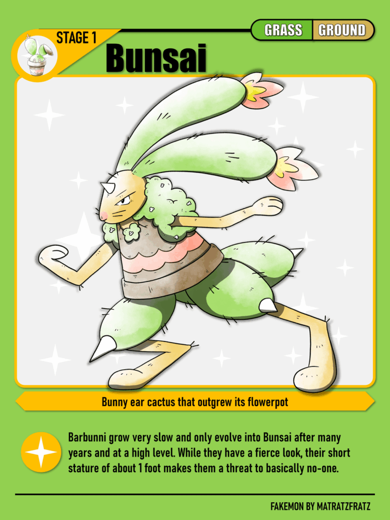 Cactus Bunny Fakemon