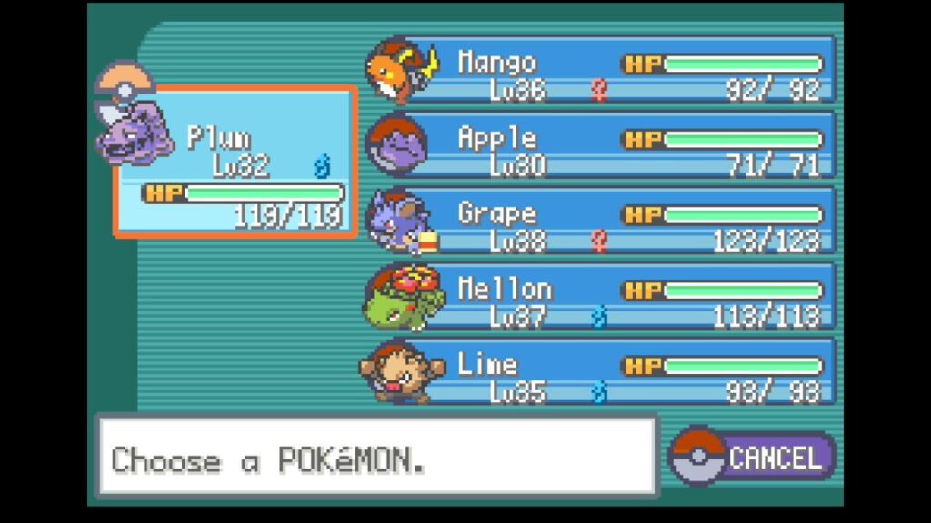 Rate my pokemon leaf green team